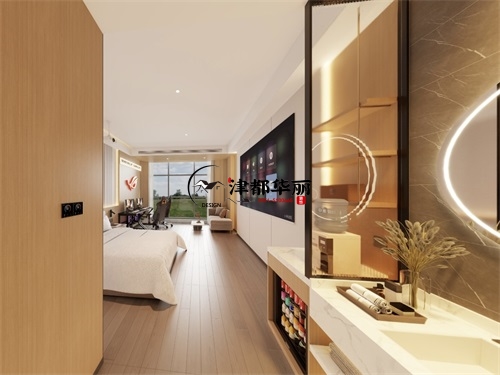 銀川電競酒店裝修設計項目|津都華麗設計